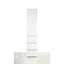 Elise - Slim Modular Closet Cabinet With Drawers - White