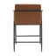 Mid Century Modern Counter Stool Set With Iron Frame