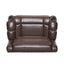 Tufted Design Wide Manual Recliner Chair