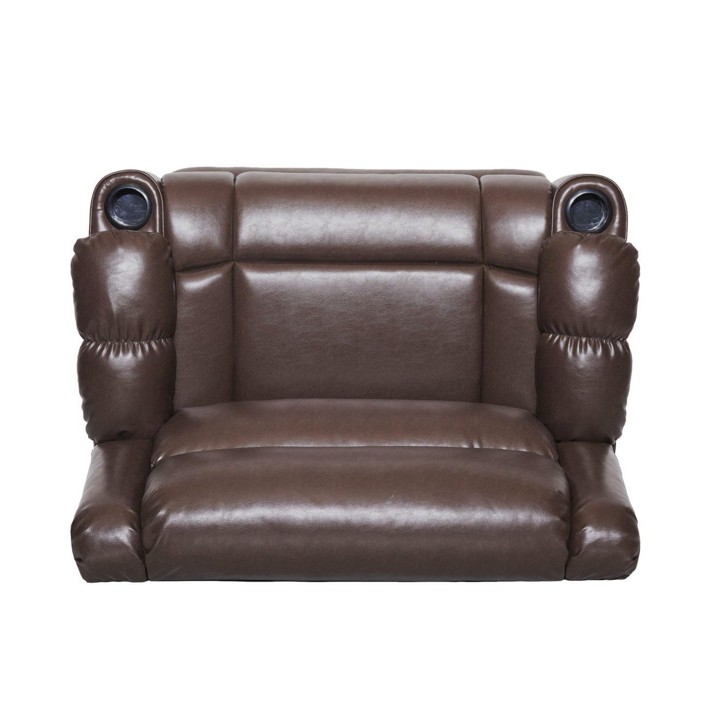 Tufted Design Wide Manual Recliner Chair