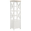 Delaney - 4 Shelf Bookcase With Top Storage Tower - White