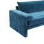 Upholstered 3 Seater Sofa With Wide Armrests