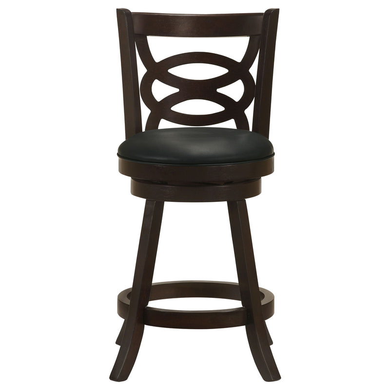Swivel Counter Stool (Set of 2) - Black