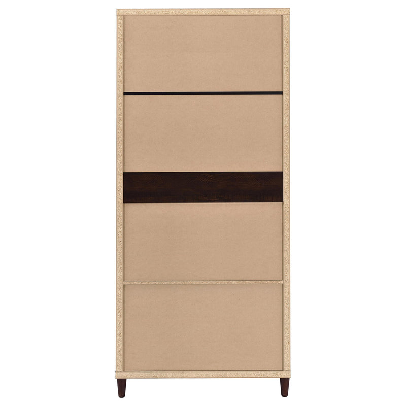 Nestor - 2 Drawer Tall Accent Cabinet With 2 Doors - Rustic