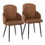 Dahlia - Contemporary Elegant Design Dining Chair (Set of 2)