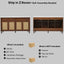 Bathroom Vanity With Double Sink, Large Storage Space