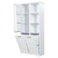 Freestanding Tall Storage Cabinet With 2 Tilt Out Hampers