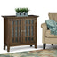 Bedford - Low Storage Media Cabinet - Rustic Natural Aged Brown