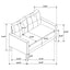 Harvey - Tufted Loveseat With Track Arm Design