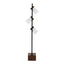 Bento - Contemporary Floor Lamp - Black / Walnut / White