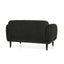 Sway - Upholstered Loveseat With Wood Legs And Round Arms