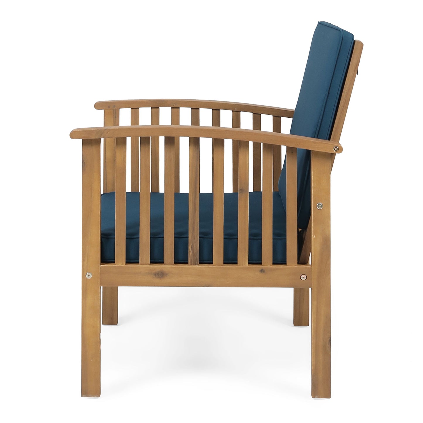 Casa - Acacia Club Chair Coastal Classic Outdoor Seating, Waterproof Fabric