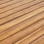 Modern Indoor Square Acacia Wood Dining Table With Toothpick Leg Design