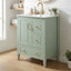 Retro Bathroom Vanity With Sink, Soft Closing Cabinet & Drawers