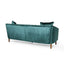 Contemporary 3 Seater Sofa With Accents