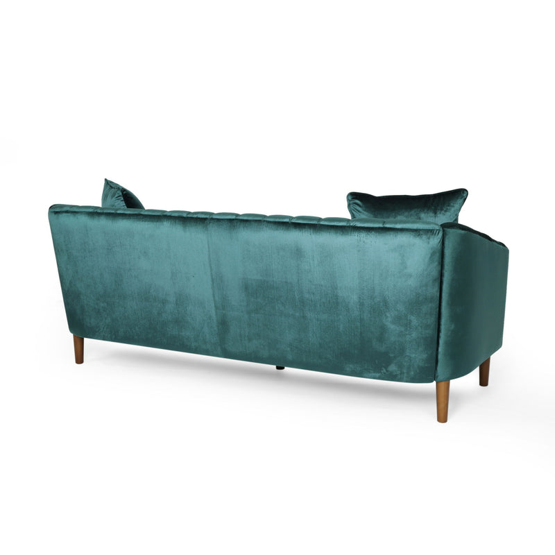 Contemporary 3 Seater Sofa With Accents