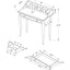 Computer Desk For Home Office, Laptop, Storage Drawers, Traditional