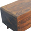 Curved Blanket Box - Chestnut