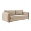 Modern 3 Seater Upholstered Couch Sofa For Living Room
