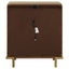 3 Drawer Nightstand With USB Ports - Brown