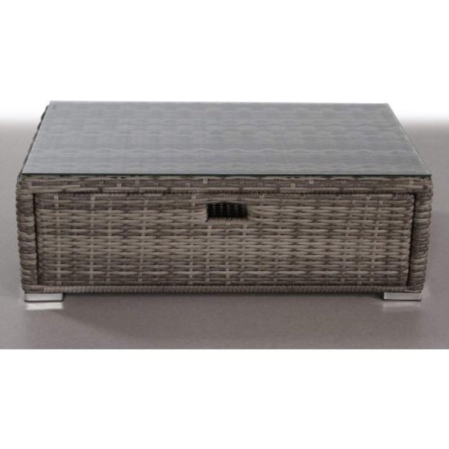 Glass Outdoor Coffee Table - Gray Mix