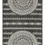 Sunshine - 5'3" X 7'3" Indoor, Outdoor Area Rug - Anthracite - Polypropylene