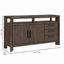 Side Server With Glass Inlay - Dark Oak