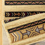 Tribes - 5'3" X 7'3" Southwest Area Rug Polypropylene - Cream