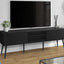 TV Stand, Media Entertainment Center, Storage Cabinet, Console, Storage Shelves, Bedroom, Living Room, Contemporary, Modern - Black