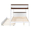 Bunk Bed With Twin Size Trundle, Storage And Desk