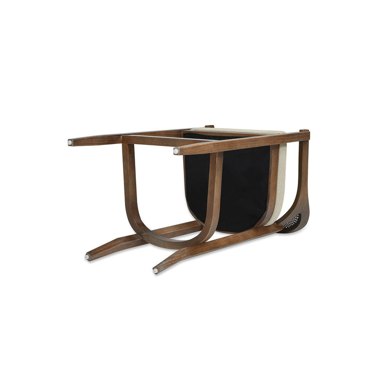 Americana - Mid-Century Modern Cane Back Counter Stool