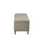 Caymus - Rectangular Soft Close Storage Bench - Light Gray