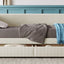 Daybed With Two Drawers And Wood Slat