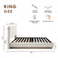 Linton - Upholstered Platform Bed With Curved Headboard