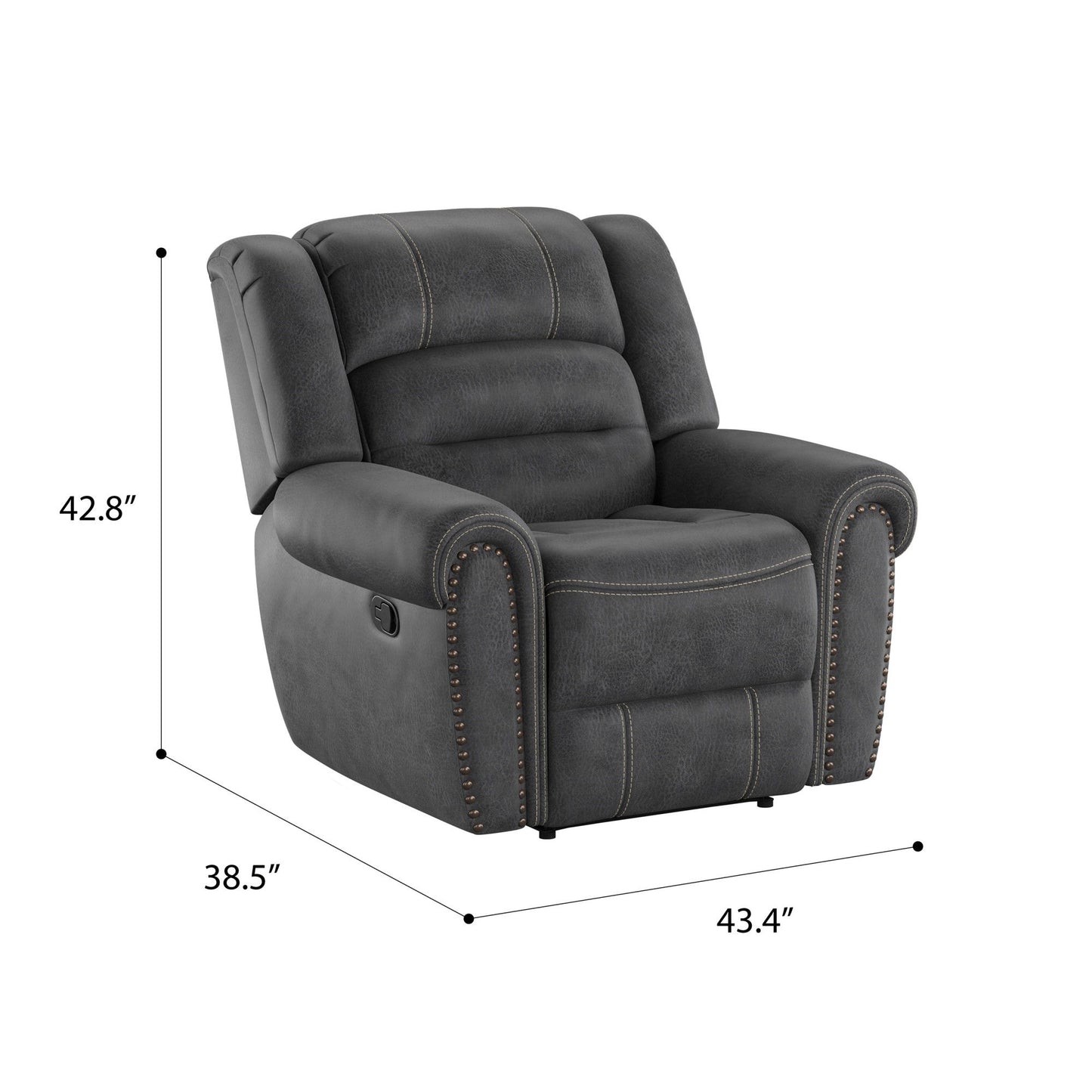 Gliding Recliner - Gray