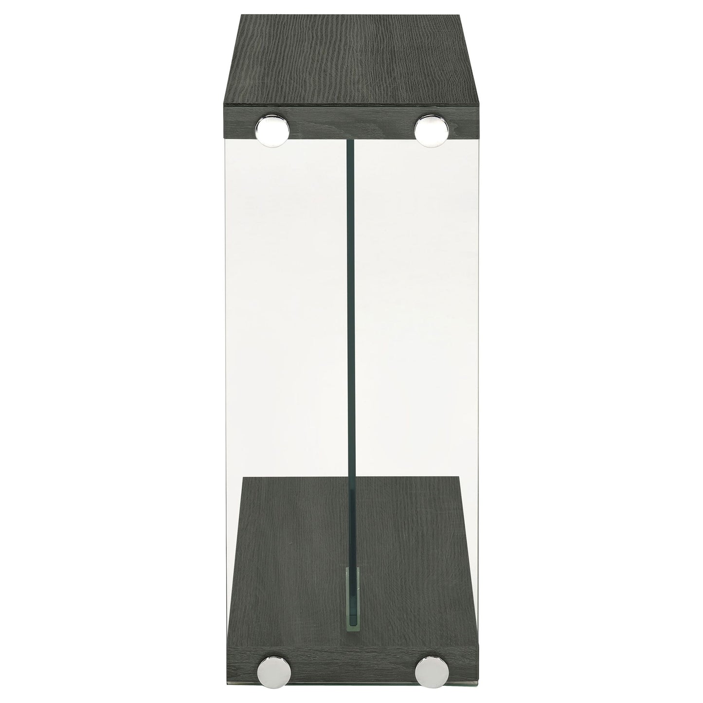 Sampson - C Shaped Side Table - Gray