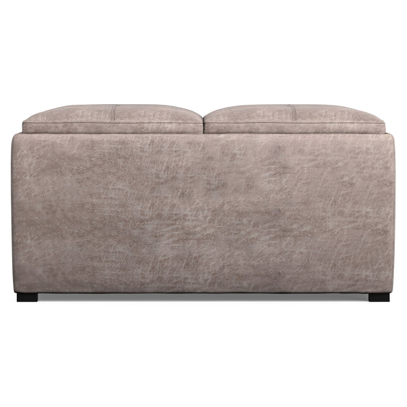 Avalon - Square Coffee Table, Storage Ottoman