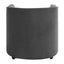 Power Lift Recliner Barrel Shape Reclining Chair With Footrest And Side Pocket