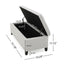 Upholstered Storage Ottoman Bench, Foot Rest For Bedroom