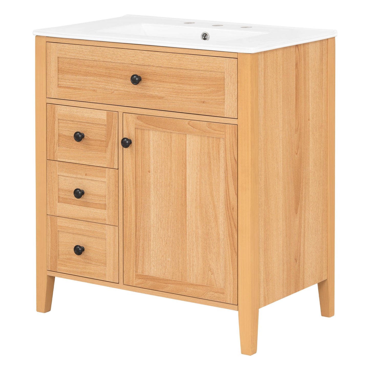 Bathroom Vanity With Sink, Soft Closing Cabinet
