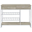 Ethel - 2 Drawer Home Bar Storage With Wine Rack - Oak