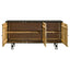Madrid - 3 Door Accent Cabinet Doors - Natural / Black