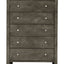 Transitional Elegant Storage Chest - Gray