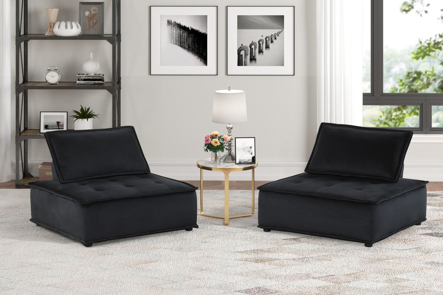 Anna - Armless Lounge Chair
