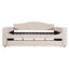 Upholstered Daybed With Storage Armrests, Trundle And Latest Integrated tooth Audio System