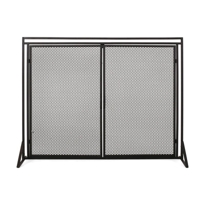 Samantha - Iron Fireplace Screen 2 Door Design