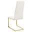 Whittingham - Dining Side Chair (Set of 4) - White / Gold