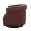 360° Swivel Accent Chair With Curved Back