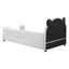 Upholstered Daybed With Bear Shaped Headboard, Hydraulic System And Breathable Fence