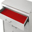 Glam - 5 Drawer Chest & LED Lighting - White